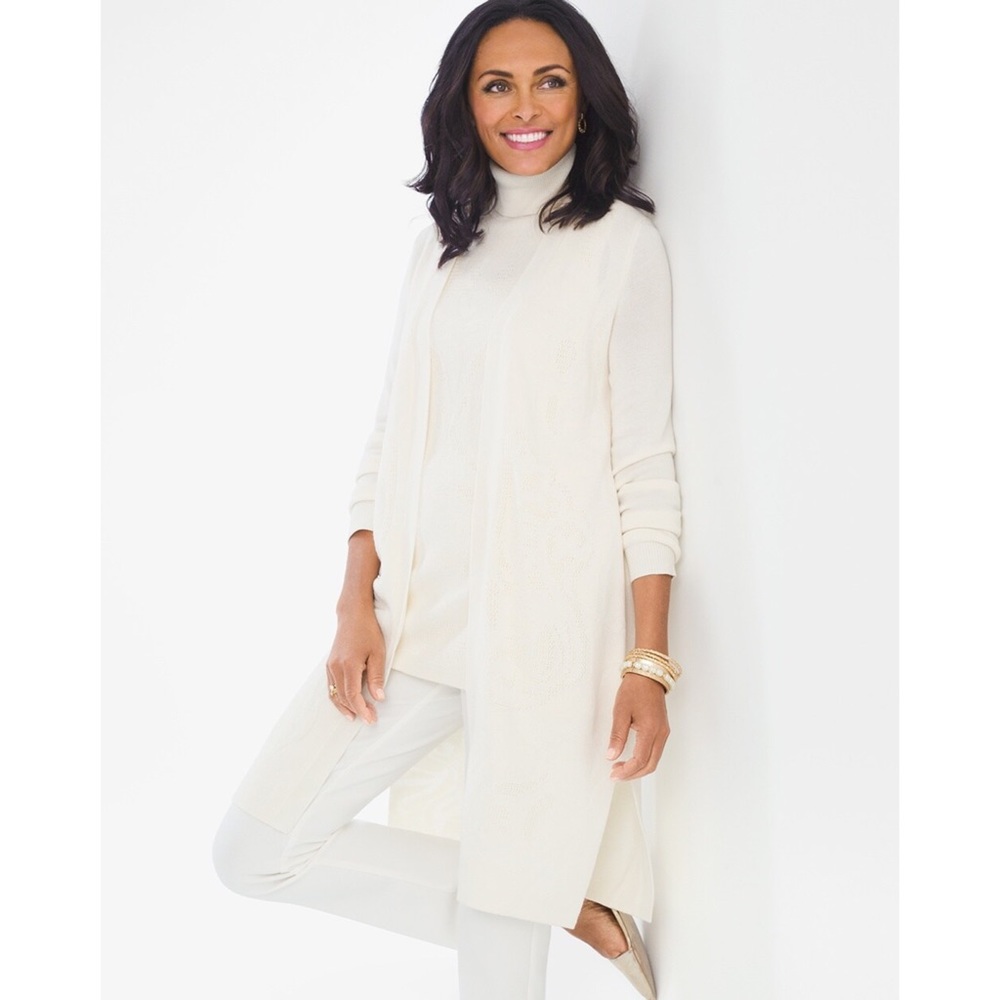 NWT Chicos Clean‎ Column Cardigan